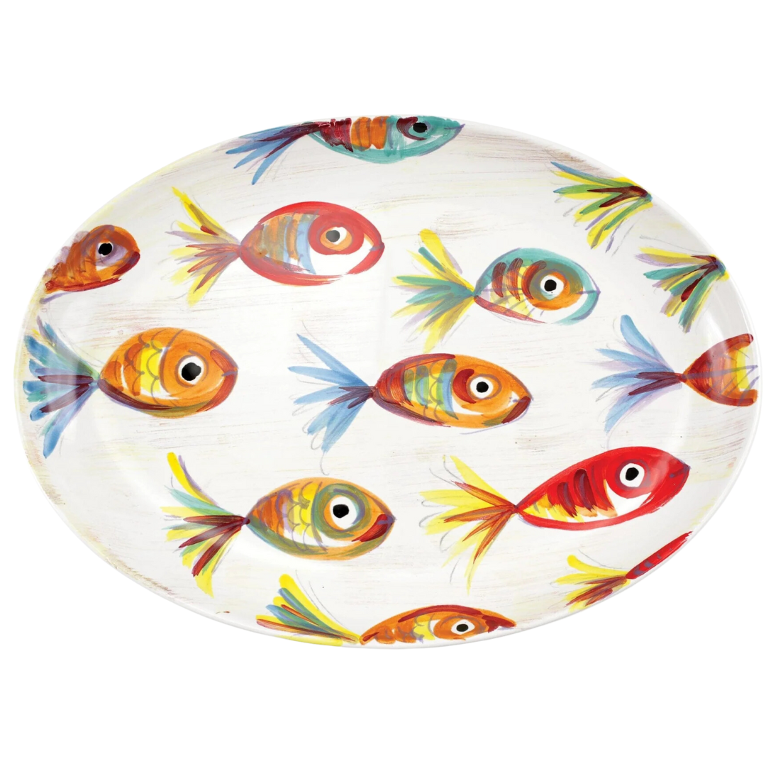 Pesci Colorati - Oval Platter