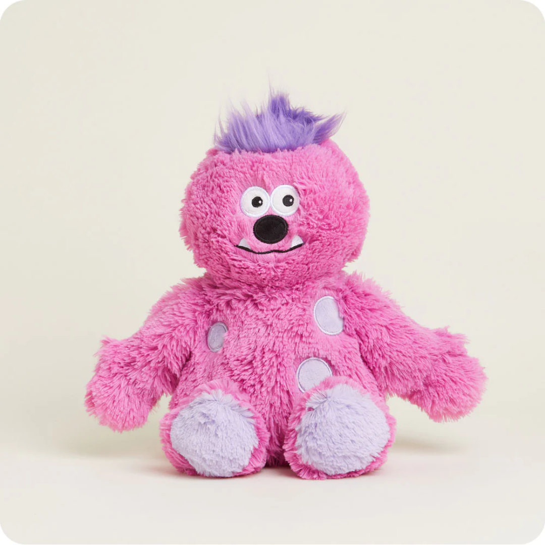 Pink Monster Warmies Plush