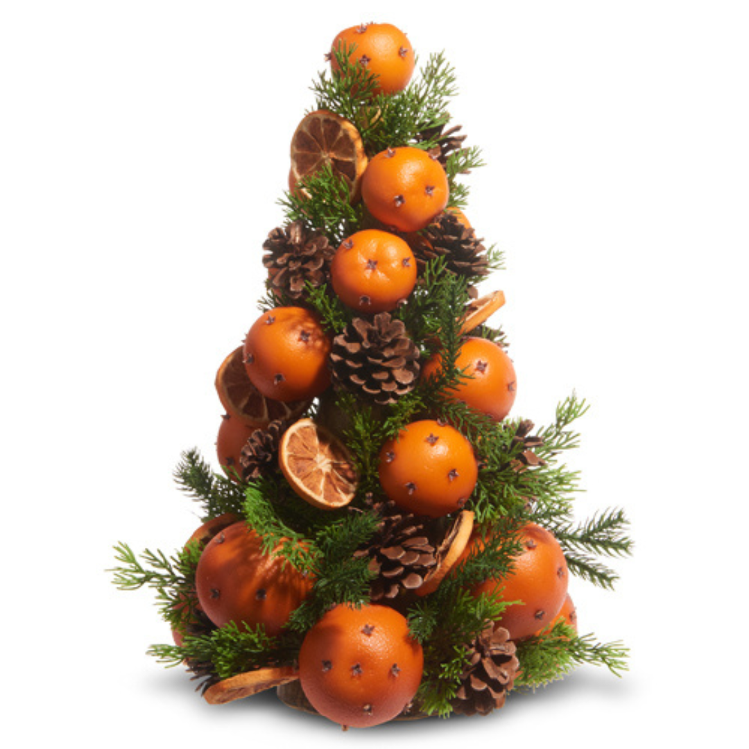 PRE-ORDER Pomander Pinecone Tree, 17"