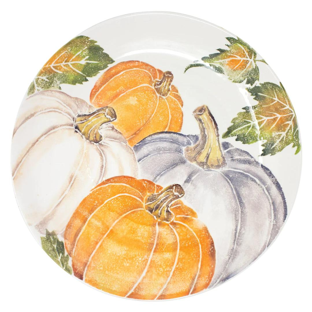 Pumpkins - Serving Bowl w/ Assorted Pumpkins: Large