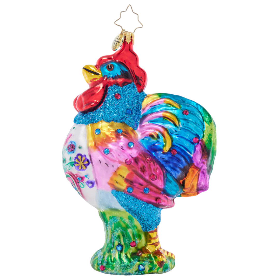 PRE-ORDER Radiant Rooster Ornament