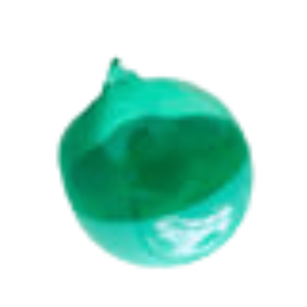 Rainbow Sugar Plum Ball Ornament, Green