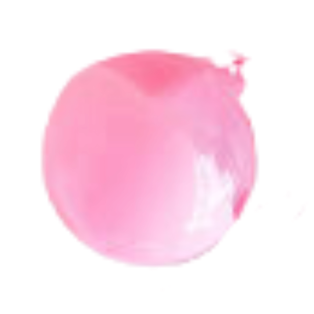 Rainbow Sugar Plum Ball Ornament, Light Pink