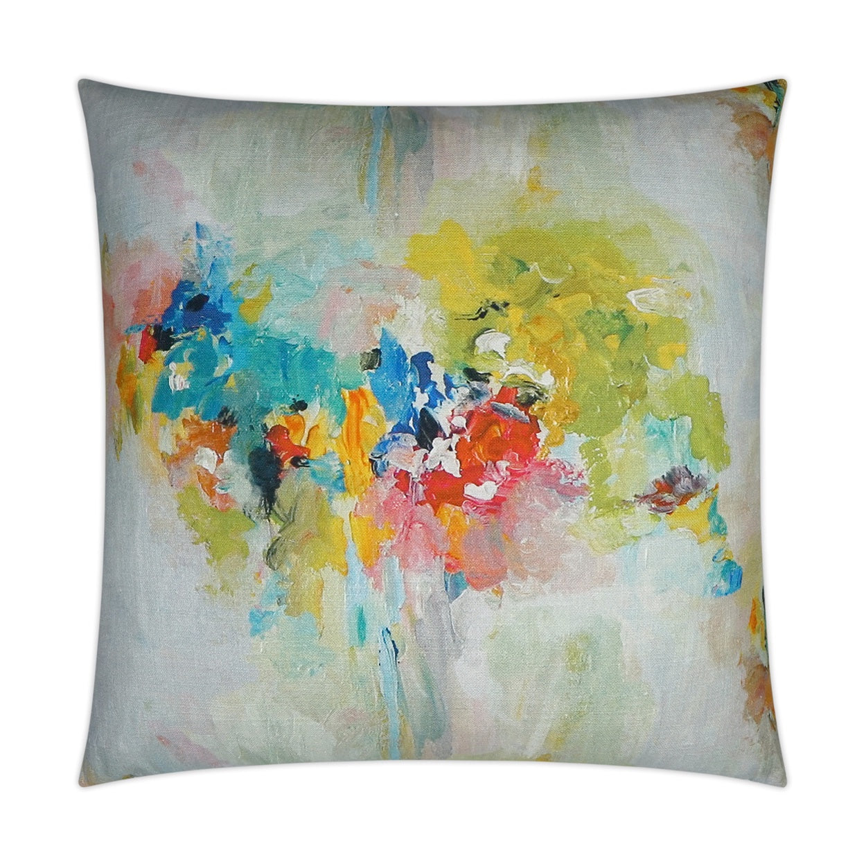 Rainbow Watercolor Pillow