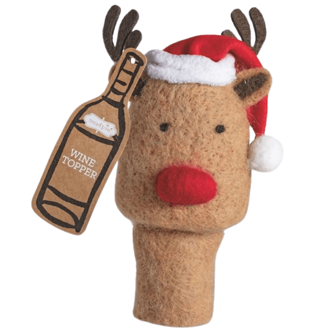 Reindeer Wine Topper