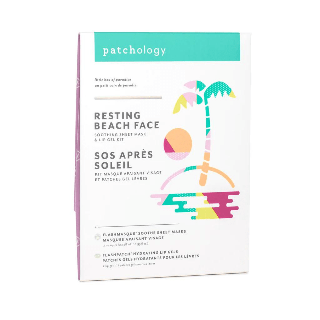 Resting Beach Face Soothing Face Mask & Lip Kit