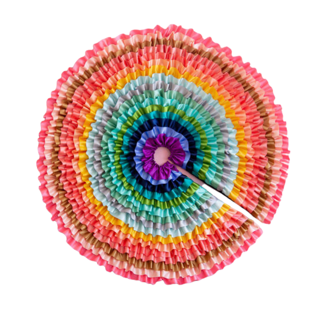 Rows of Ruffles Tree Skirt