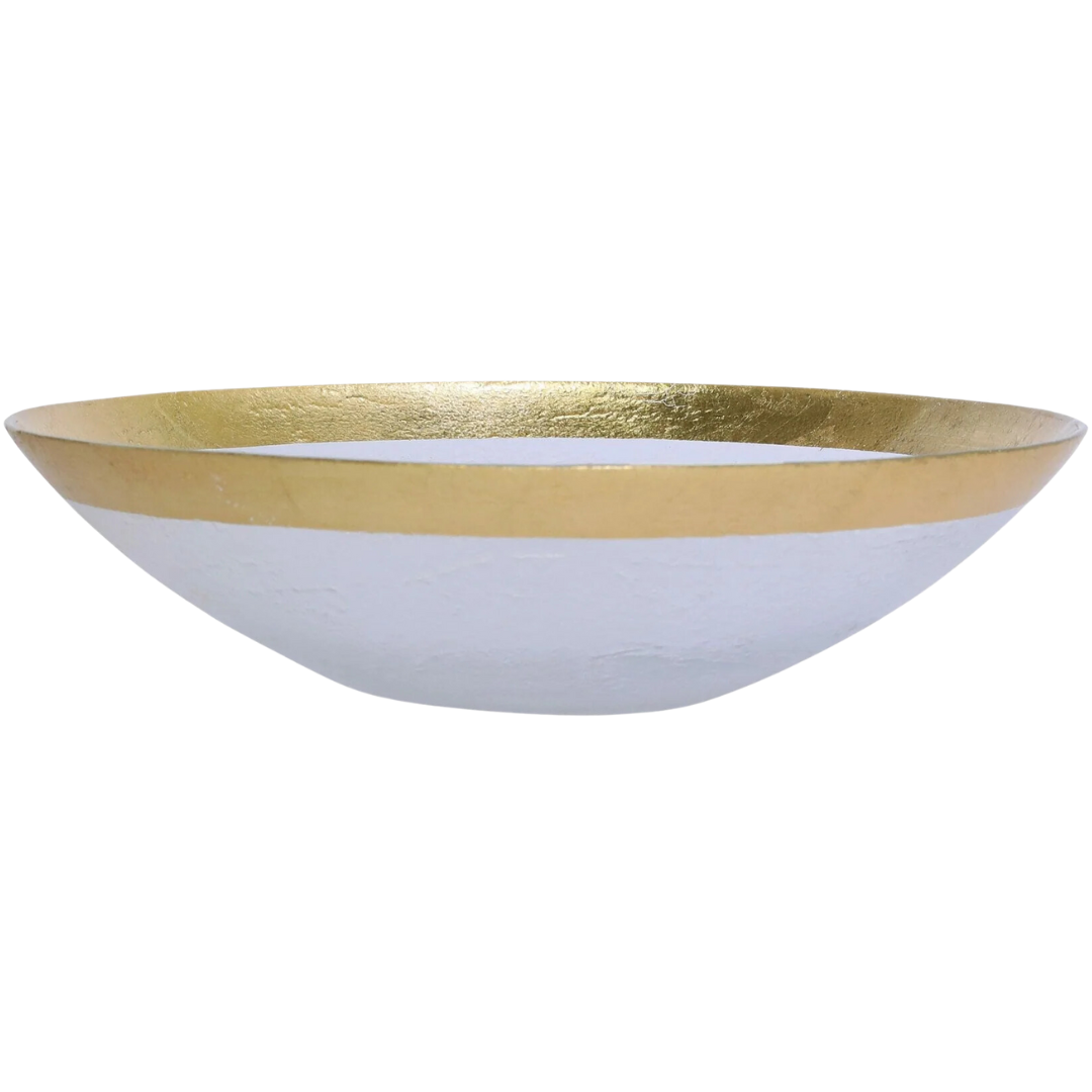 Rufolo Glass, Organic Gold - Large Bowl