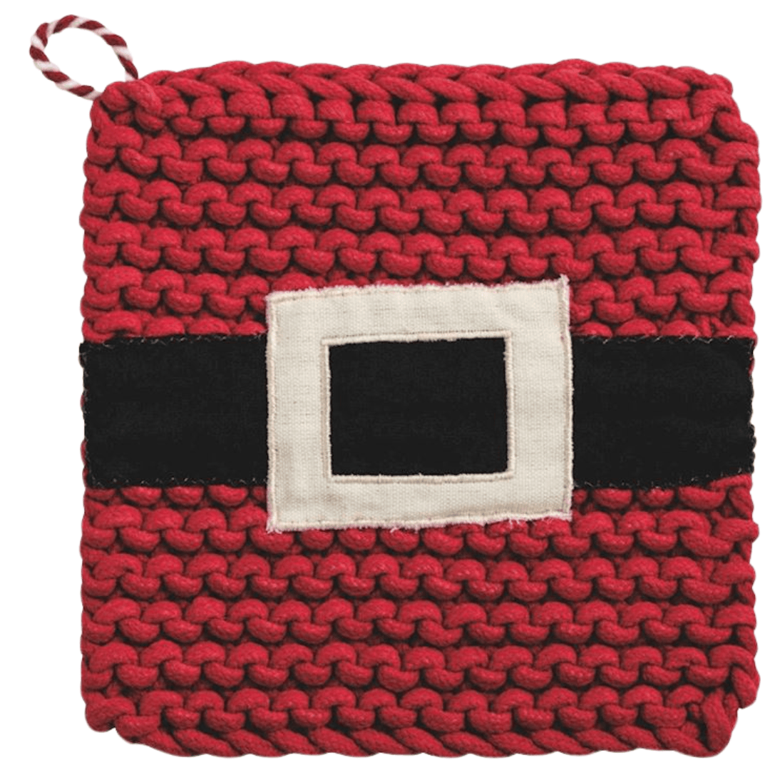 Santa Belt Pot Holder