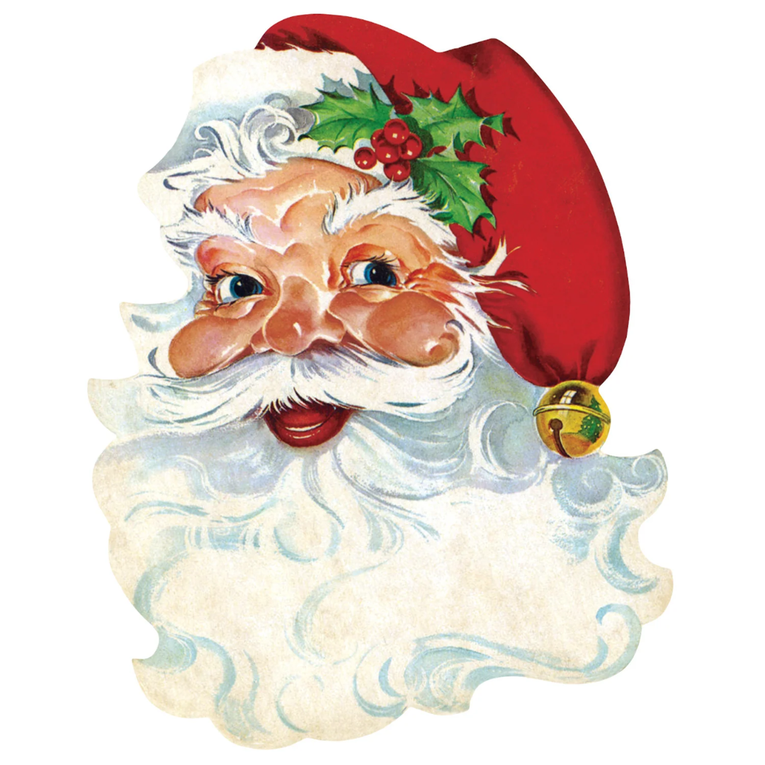 Santa Placemats, Pack of 12 Sheets