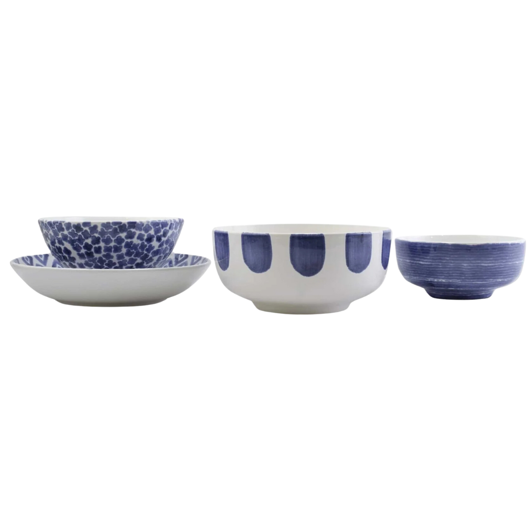 Santorini - 4-Piece Serving Bowls Set