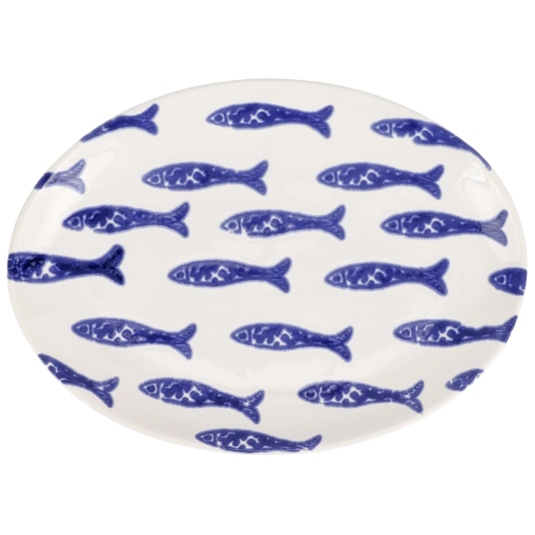 Santorini, Fish - Small Oval Platter