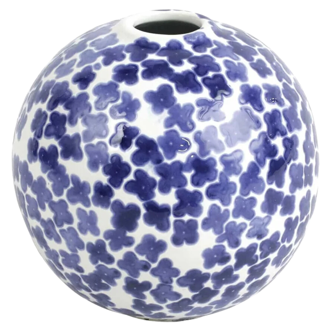 Santorini, Flower - Round Vase