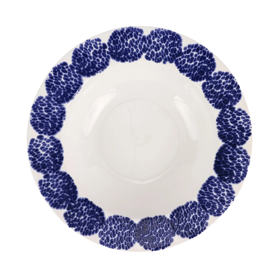 Santorini - Rimmed Serving Bowl