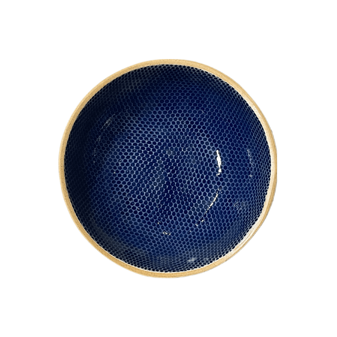 Soup Bowl/ Honeycomb Cobalt