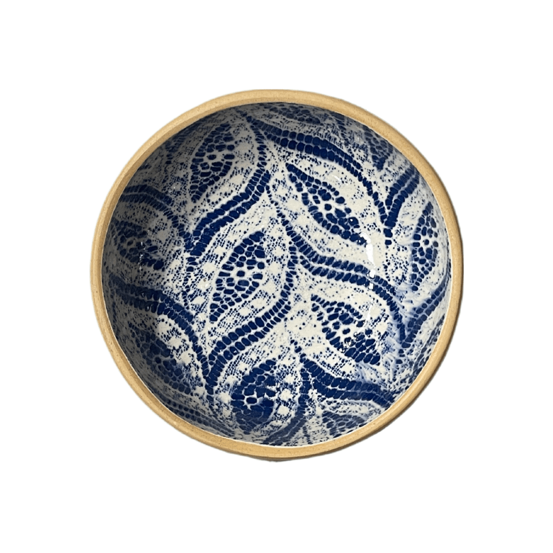 Soup Bowl/ Paisley Cobalt