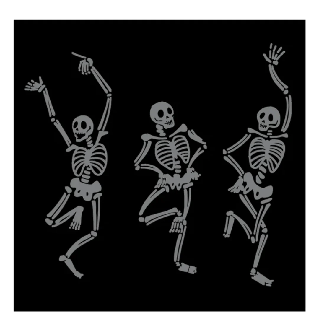 Skeleton Dance Cocktail Napkins