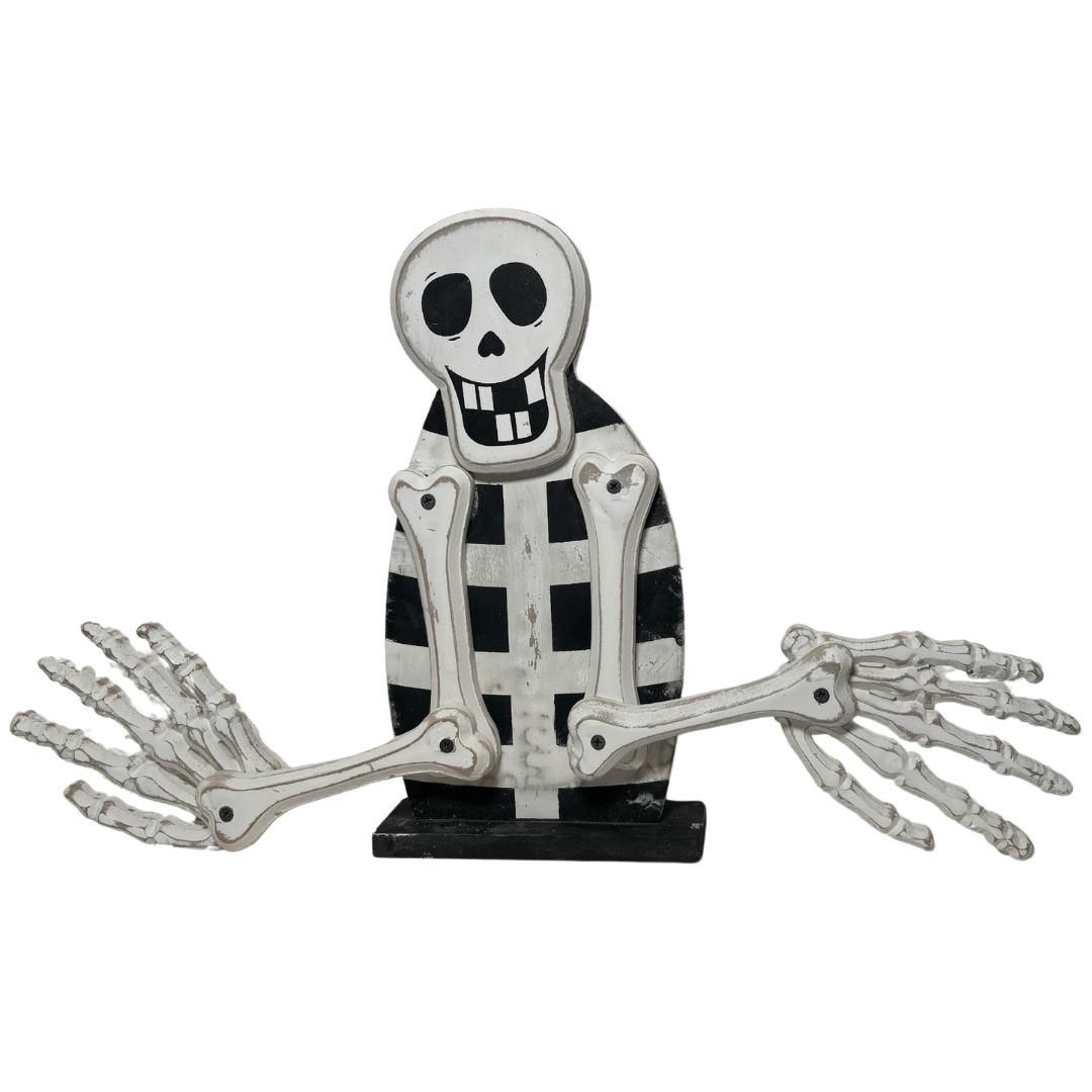 Skeleton Tombstone Figure