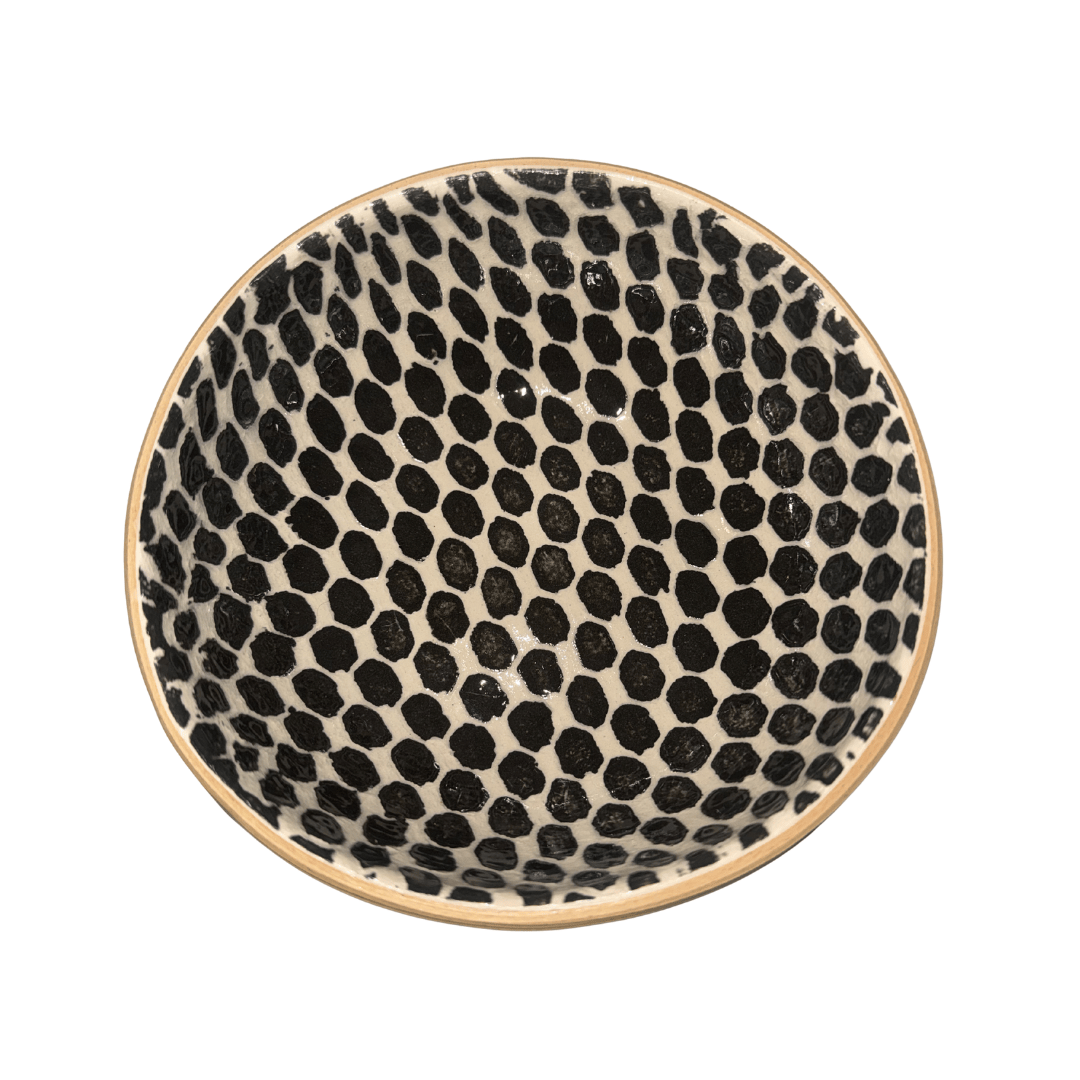 Soup Bowl / Dot Black