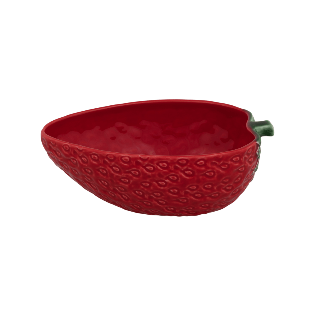 Strawberry Large Oval Bowl