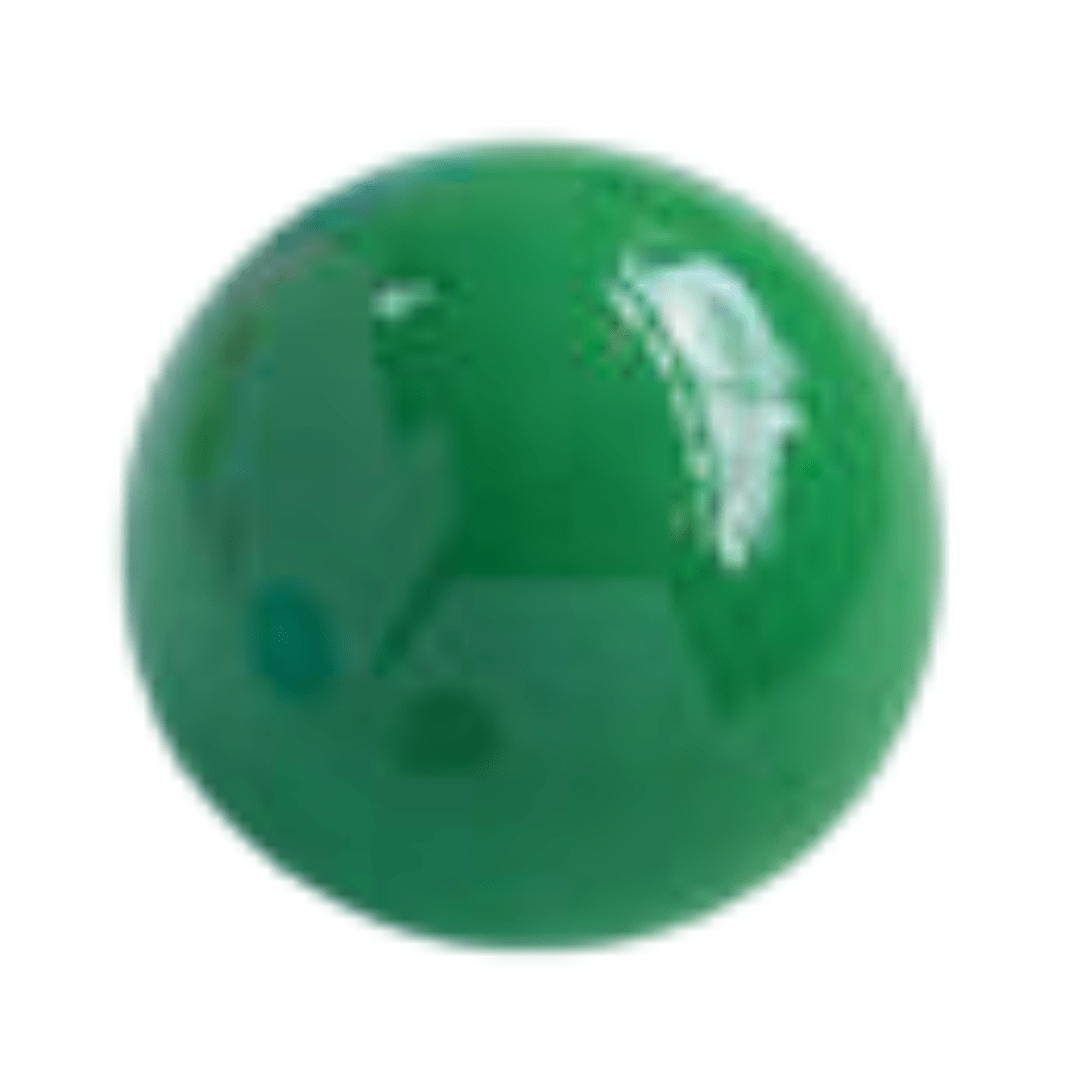 Sugar Sweet Ball Ornament, Emerald Green