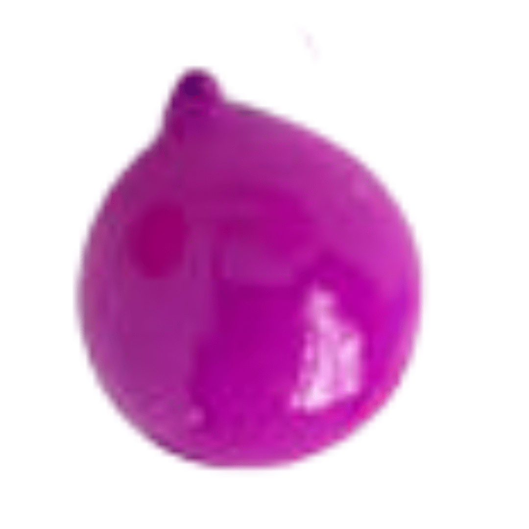 Sugar Sweet Ball Ornament, Hot Pink