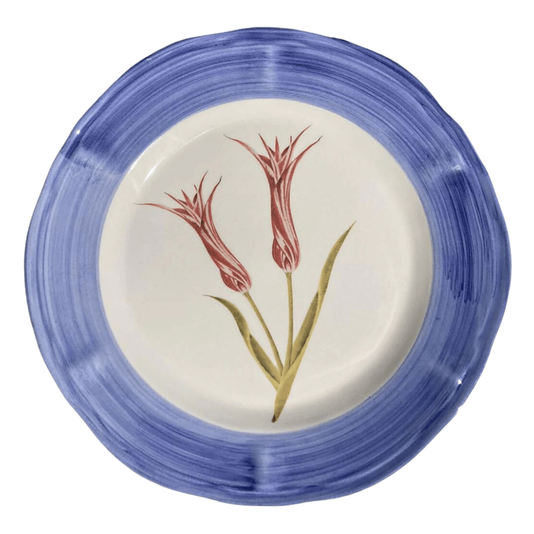Sultan Garden Dinner Plate, Dark Blue