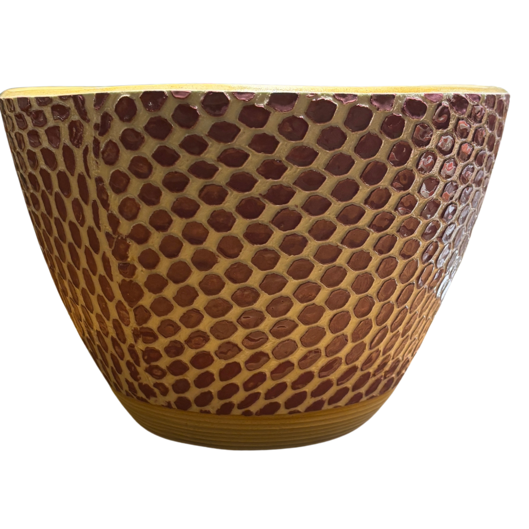 Tall Salad Bowl/ Dot Berry