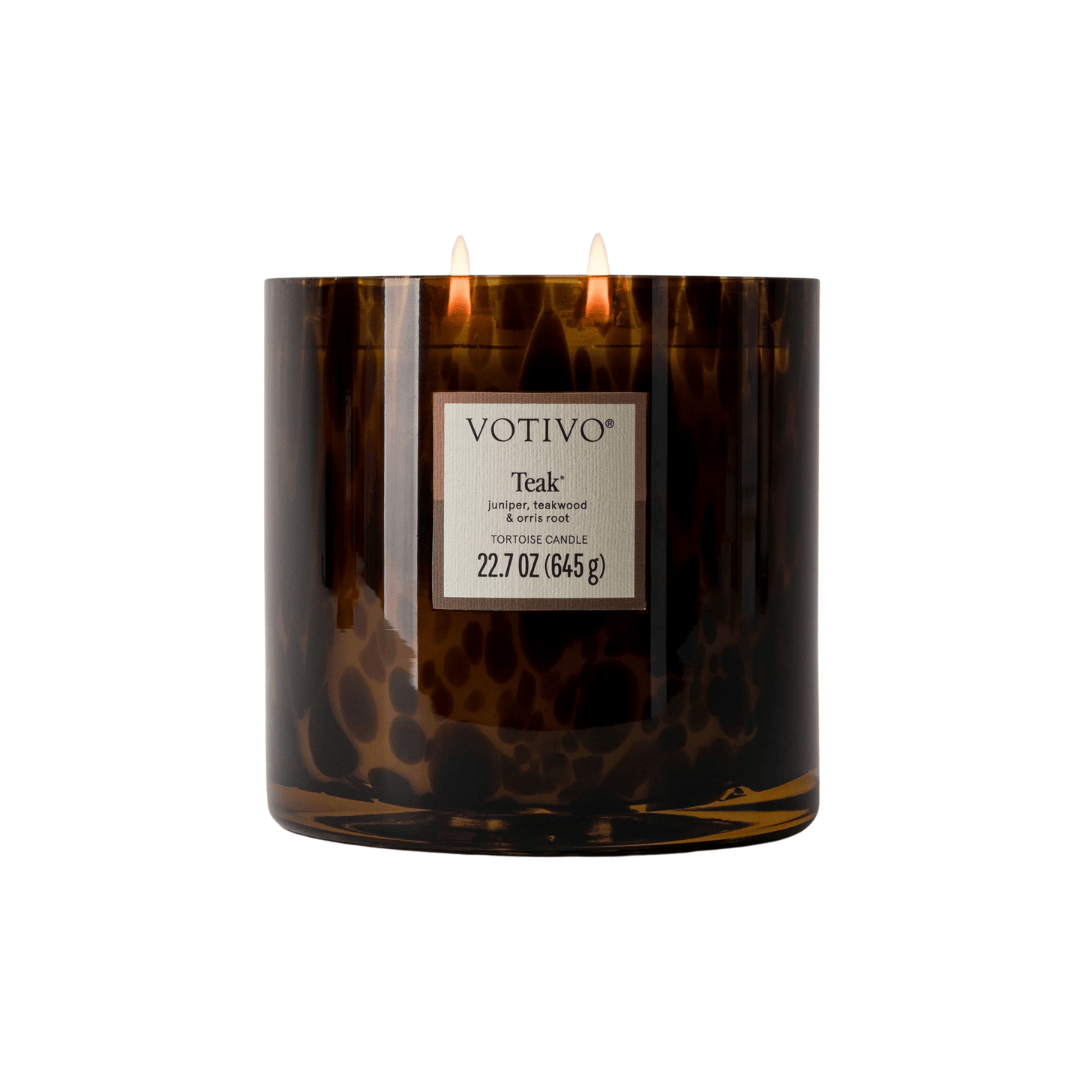 Teak Tortoise Candle 22.7 oz.
