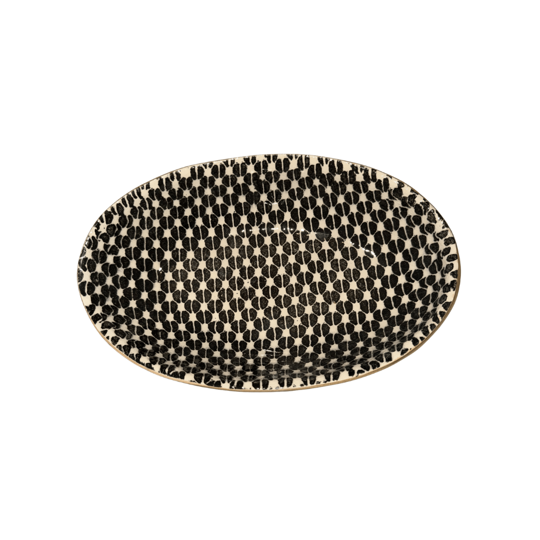 Small Nested Oval / Tempo Black