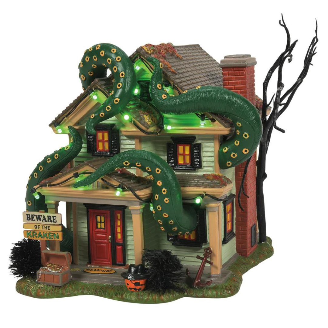 The Kraken House Village Figure