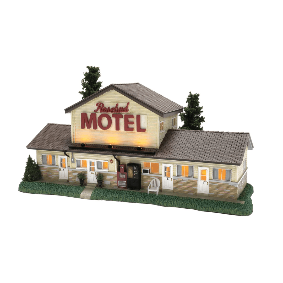 The Rosebud Motel Village Figure