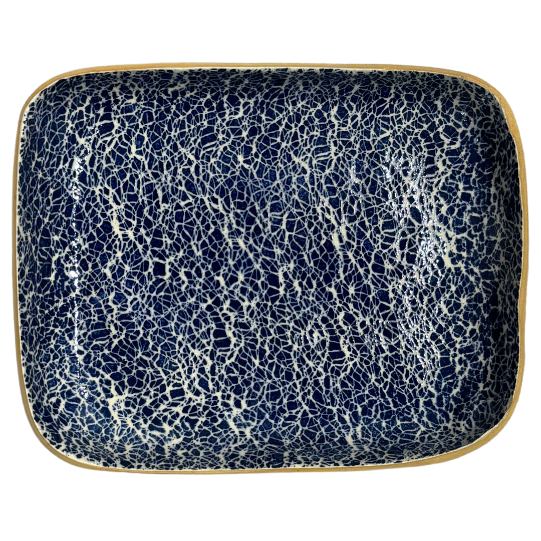 Tidbit Bowl / Crackle Cobalt