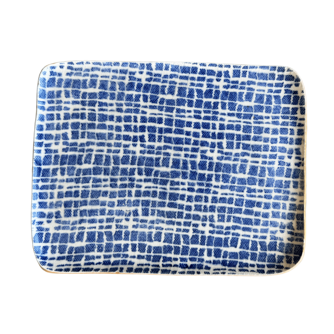 Tidbit Tray / Metro Cobalt