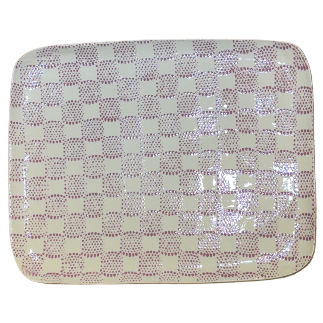 Tidbit Tray/ Checker Berry