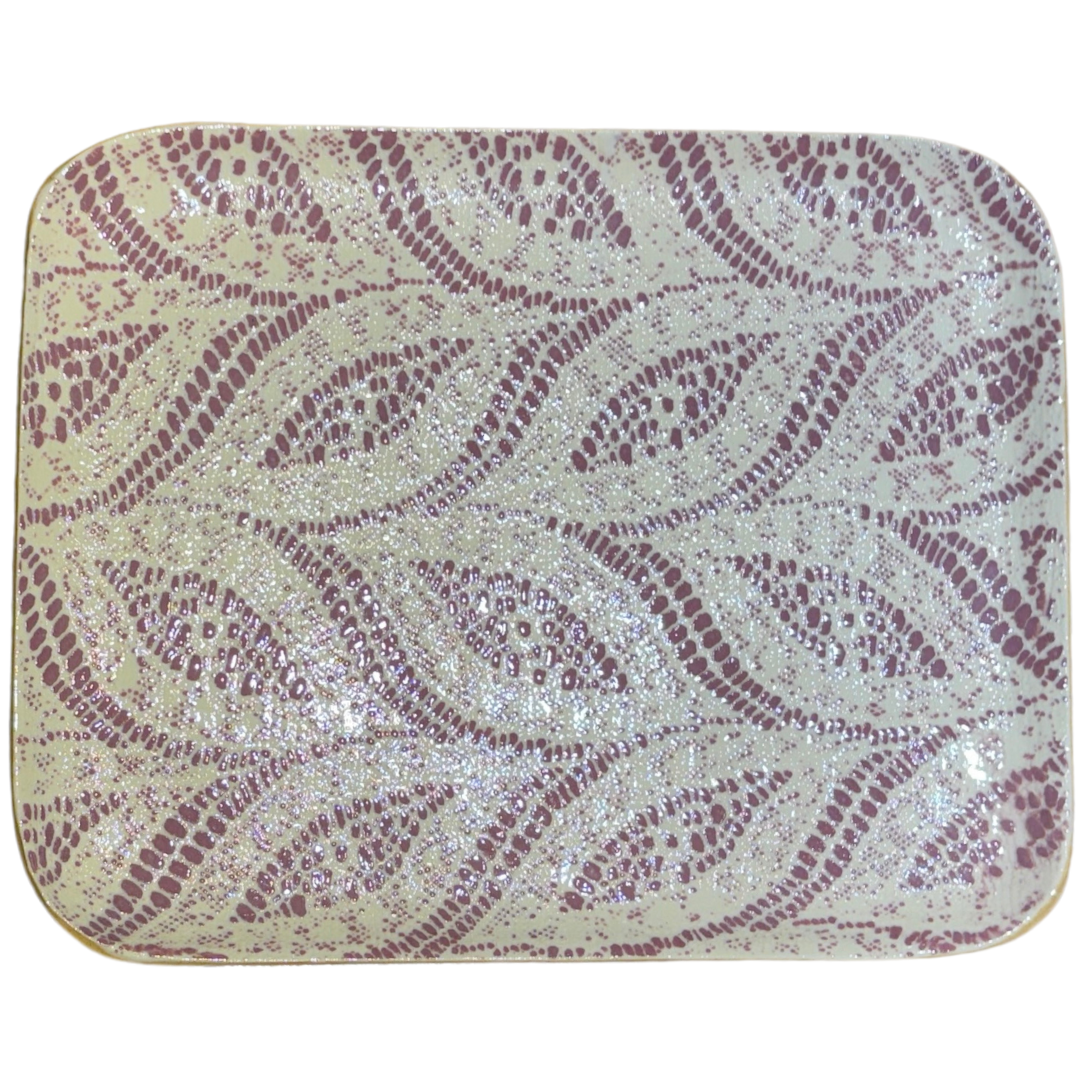 Tidbit Tray/ Paisley Berry