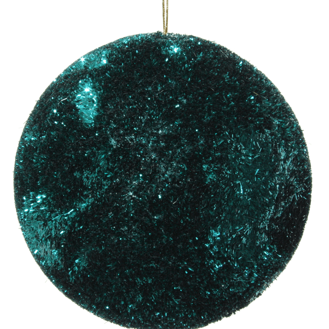 Tinsel Ornament, Green/Blue