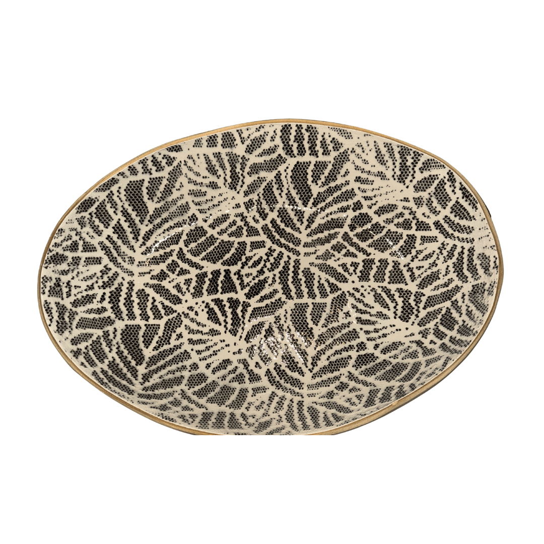 Medium Nested Oval / Tropica Black