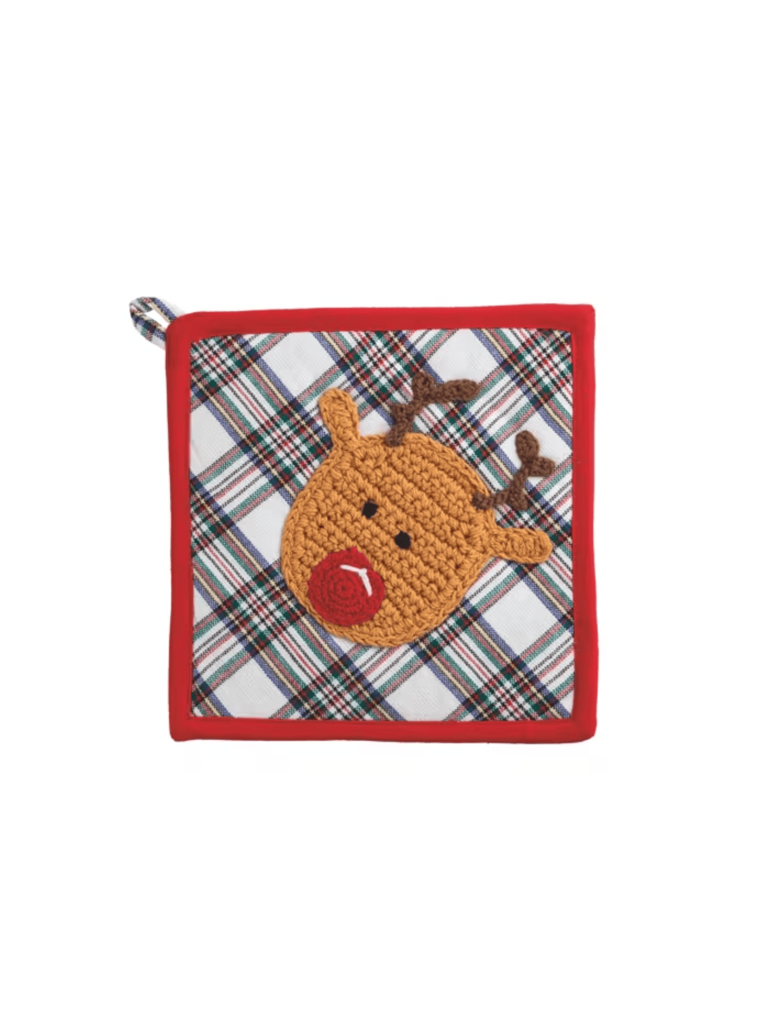 Reindeer Crochet Trivet
