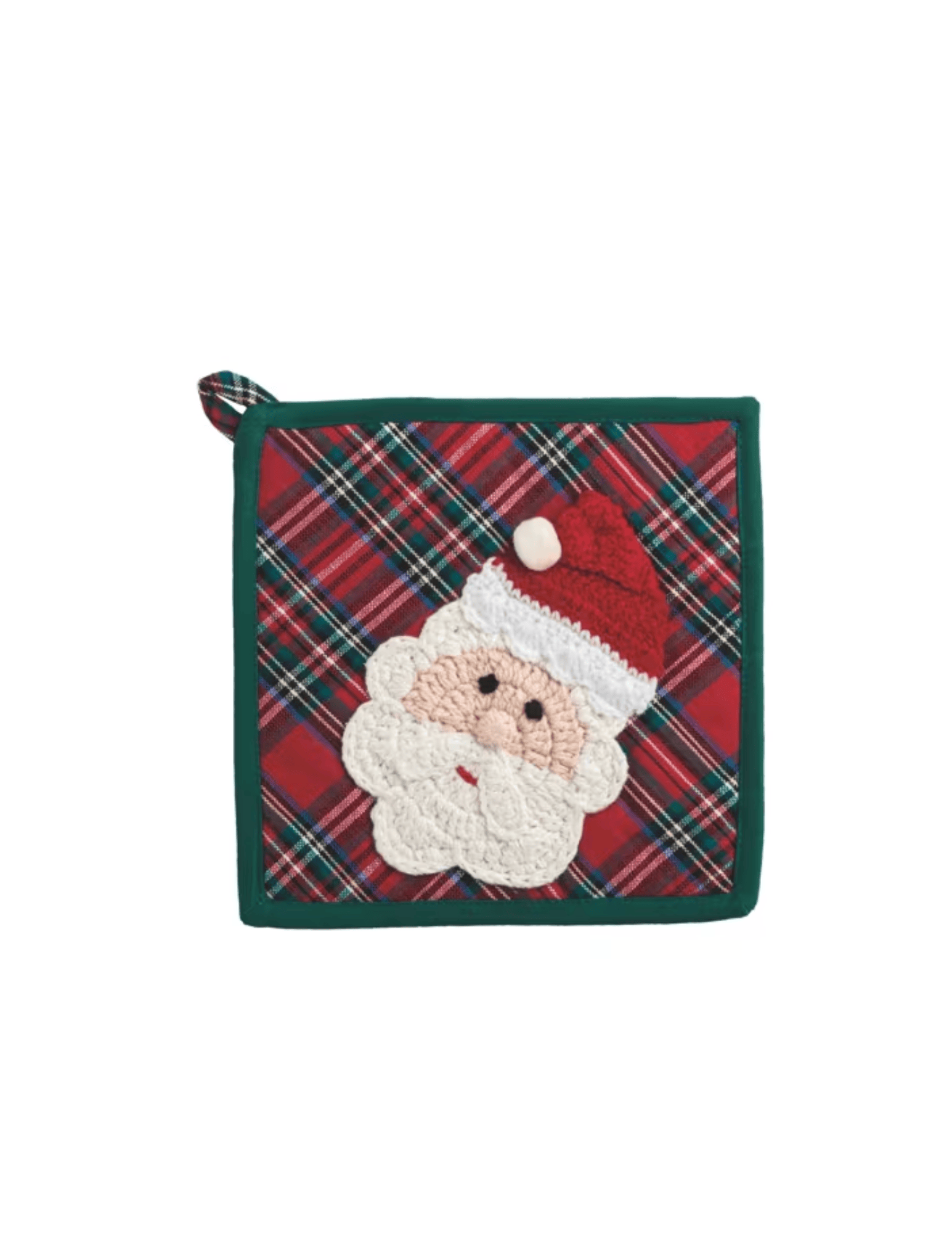 Santa Crochet Trivet