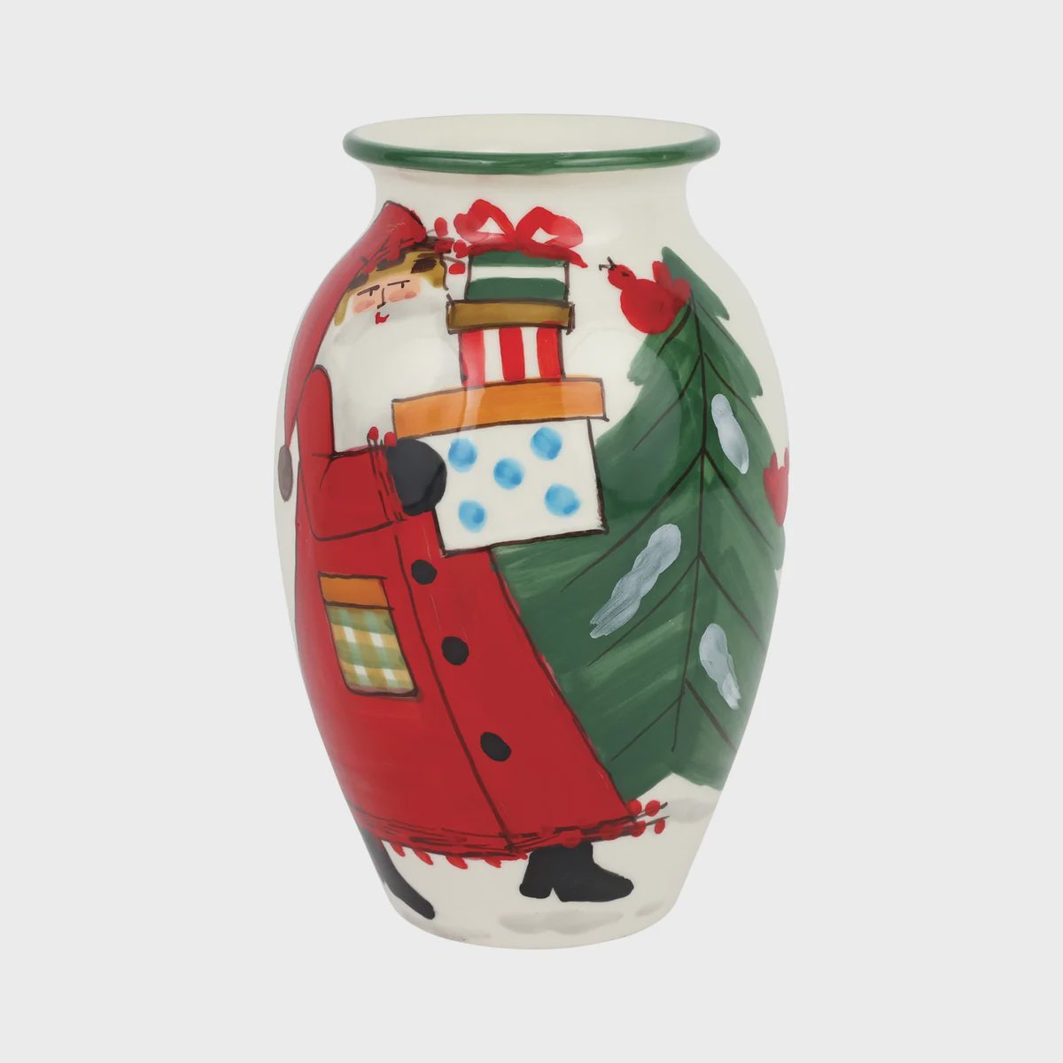 Old St. Nick Vase