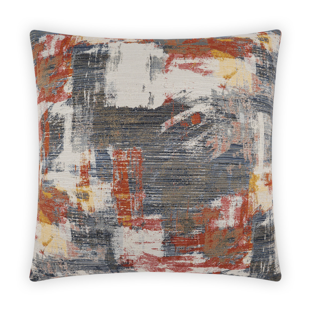 Virgil Pillow, Red & Yellow