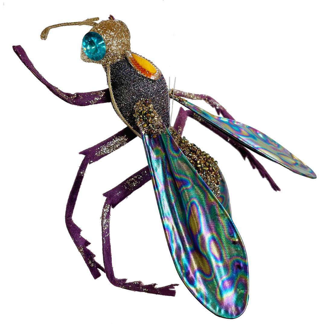 Wasp Ornament, Iridescent