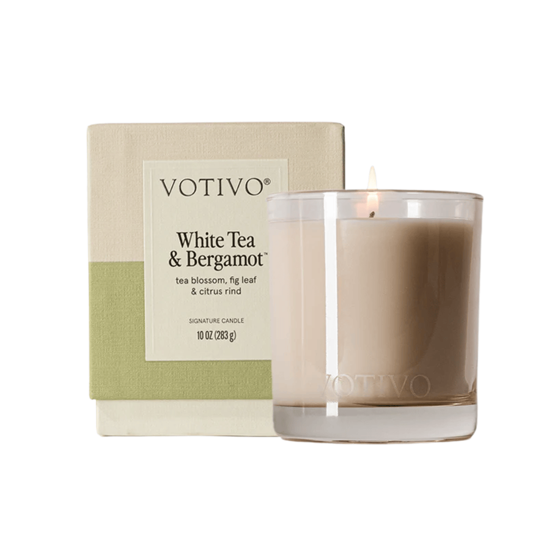 White Tea & Bergamot Signature Candle 10 oz.