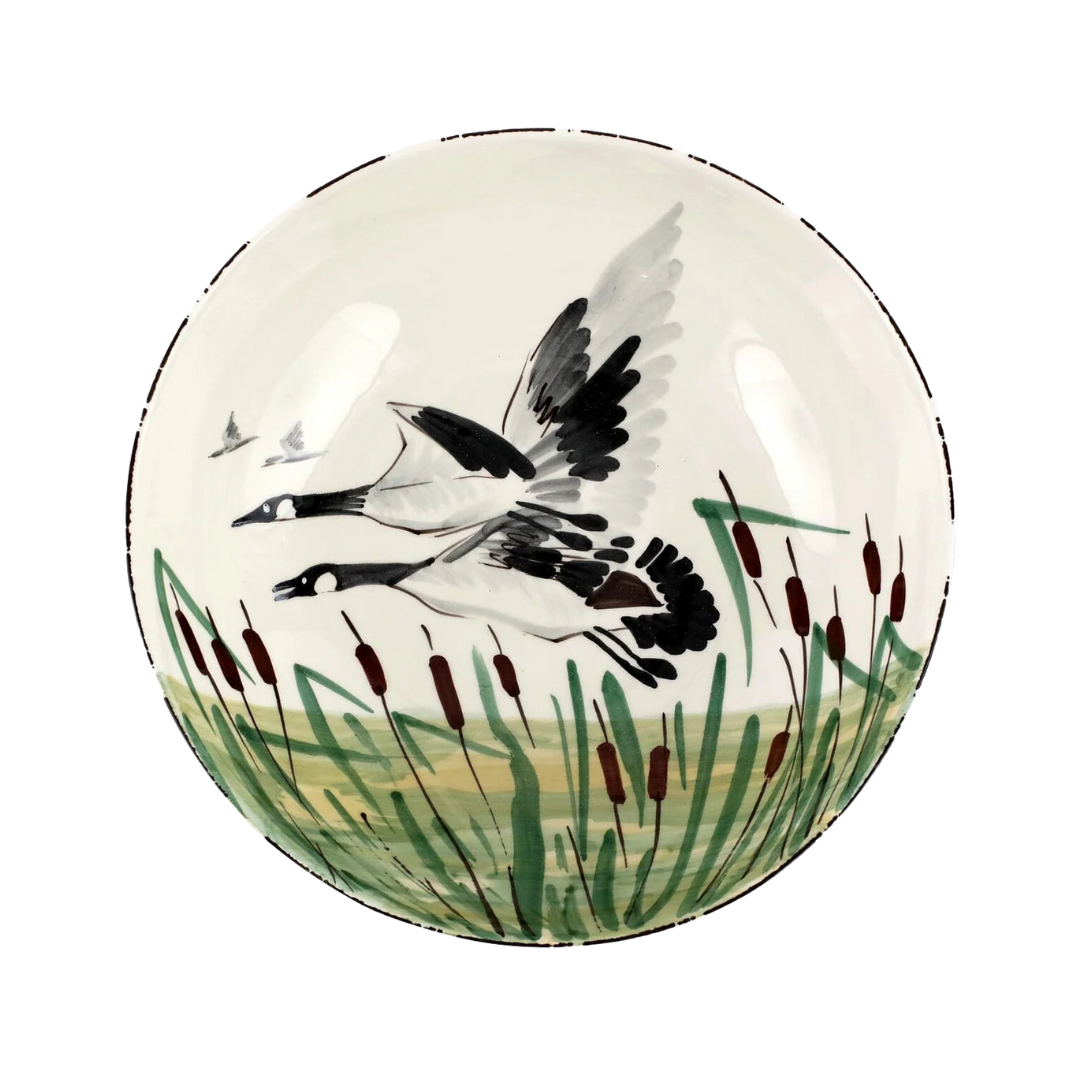 Wildlife, Geese -Medium Serving Bowl