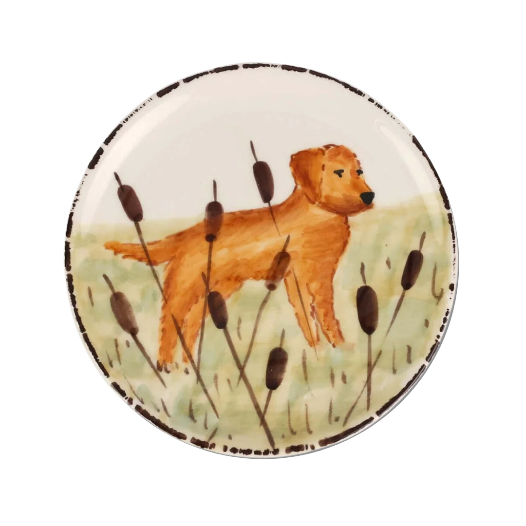 Wildlife, Hunting Dog  - Canape Plate