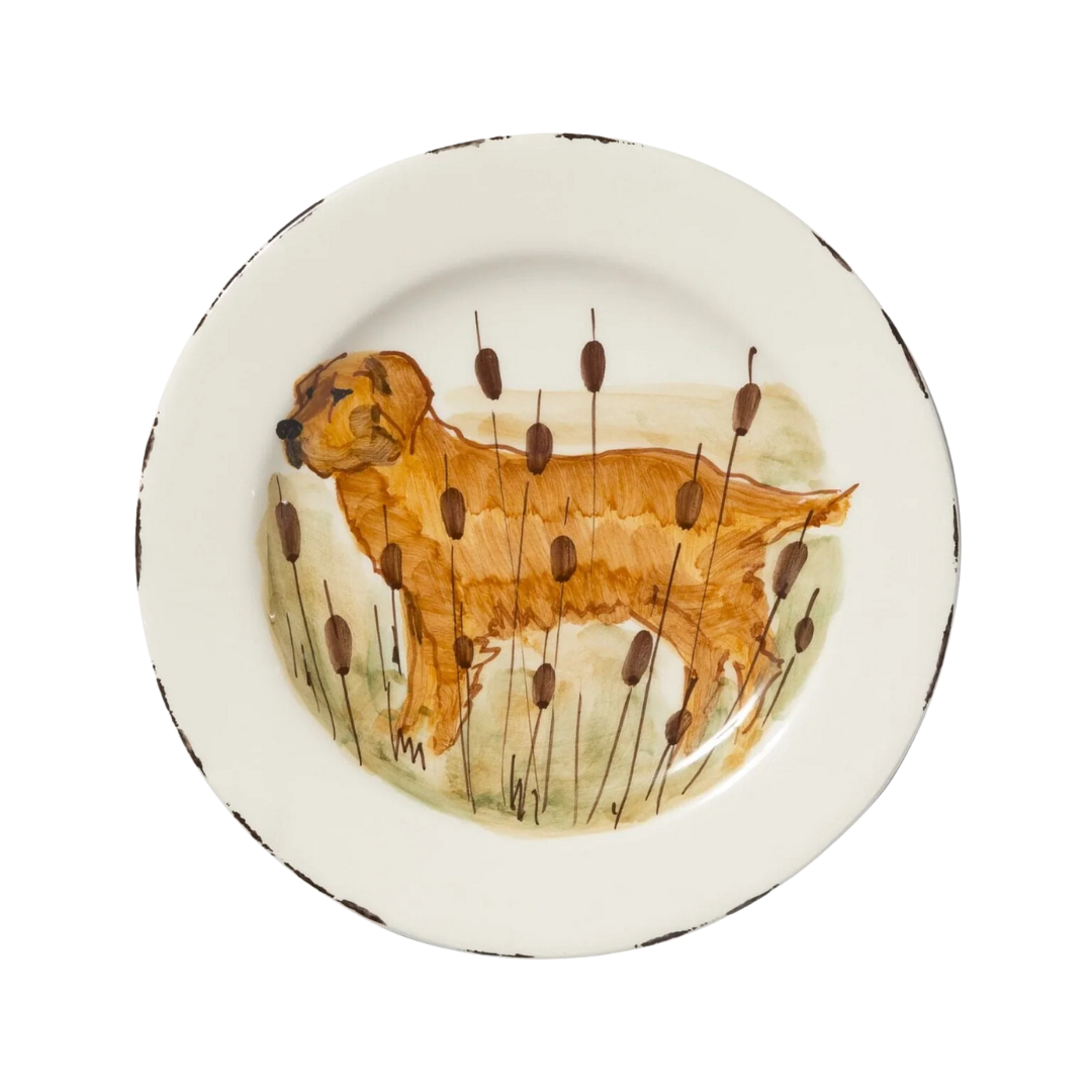 Wildlife, Hunting Dog - Salad Plate