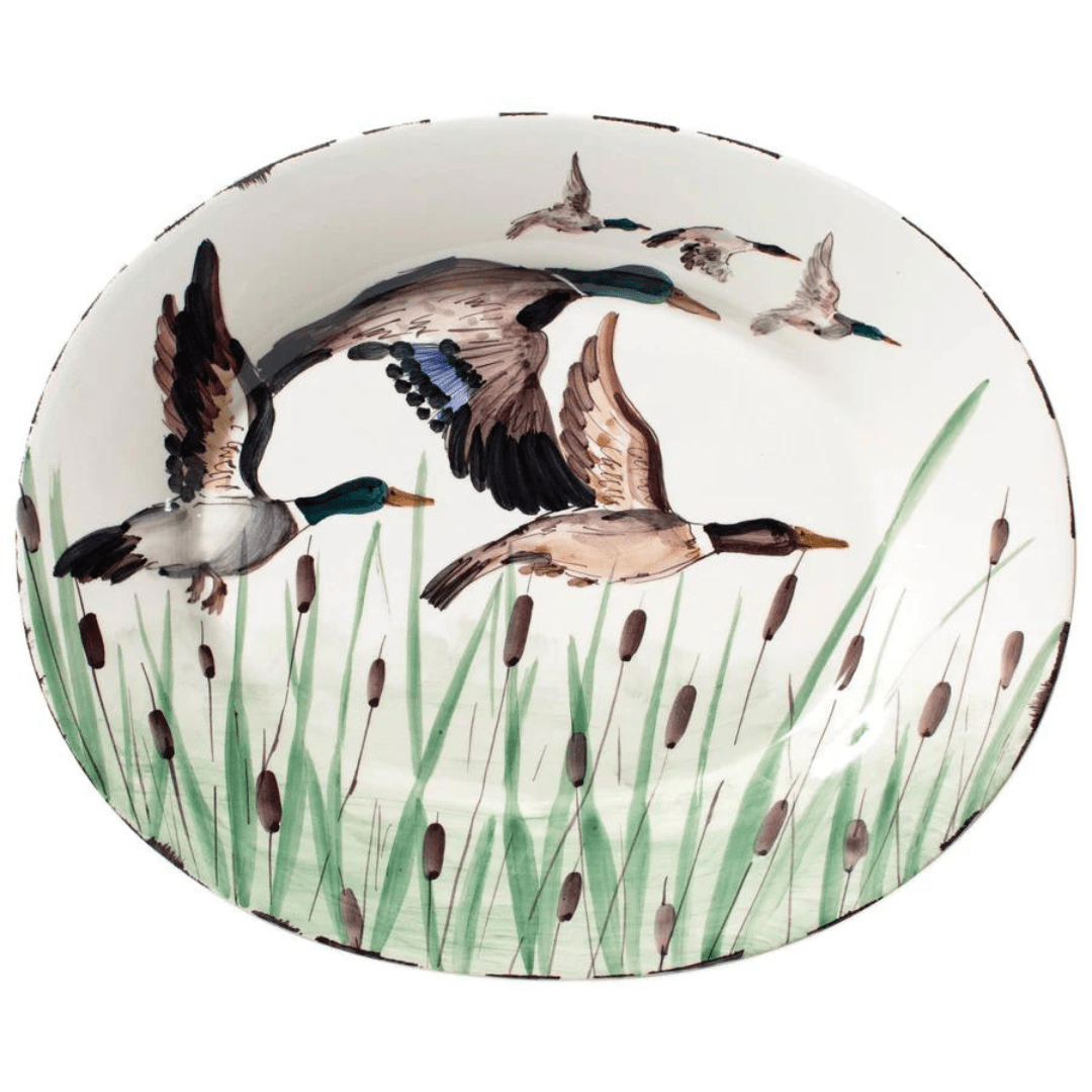Wildlife, Mallard - Oval Platter: Large