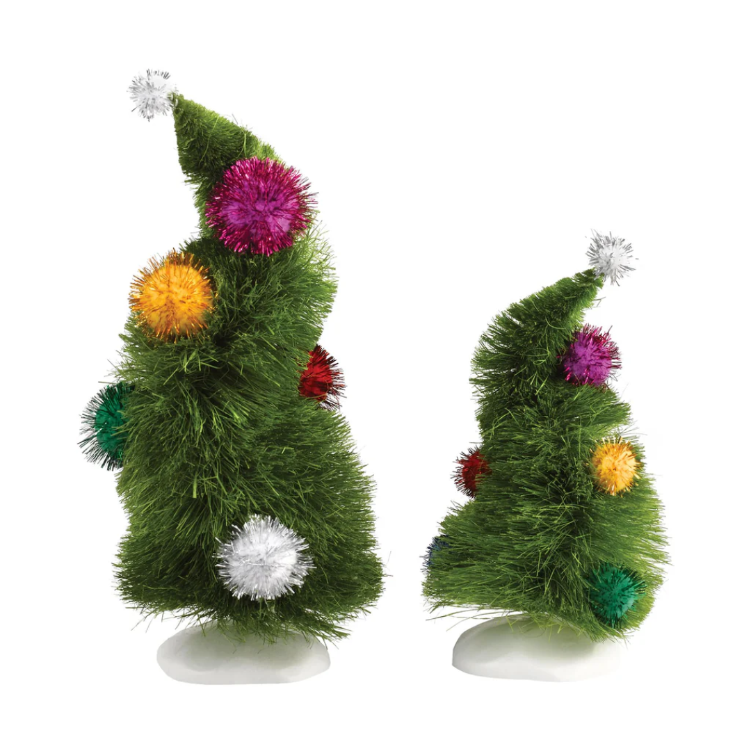 Wonky Trees, Village Trees Set of 2