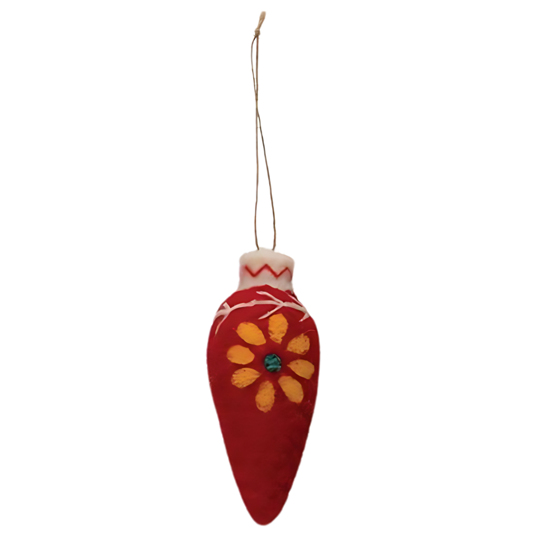 Wool Felt Bulb Ornament